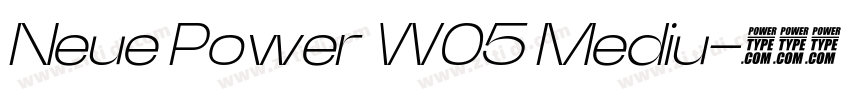 Neue Power W05 Mediu字体转换